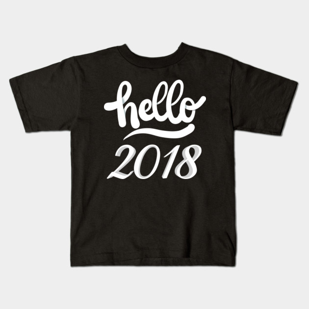 Hello 2018 Shirt, New Years Shirt, New Years Eve Shirt, Women's New Years Eve Party Shirt, Off Shoulder, Lightweight Sweater, 2018 T-Shirt